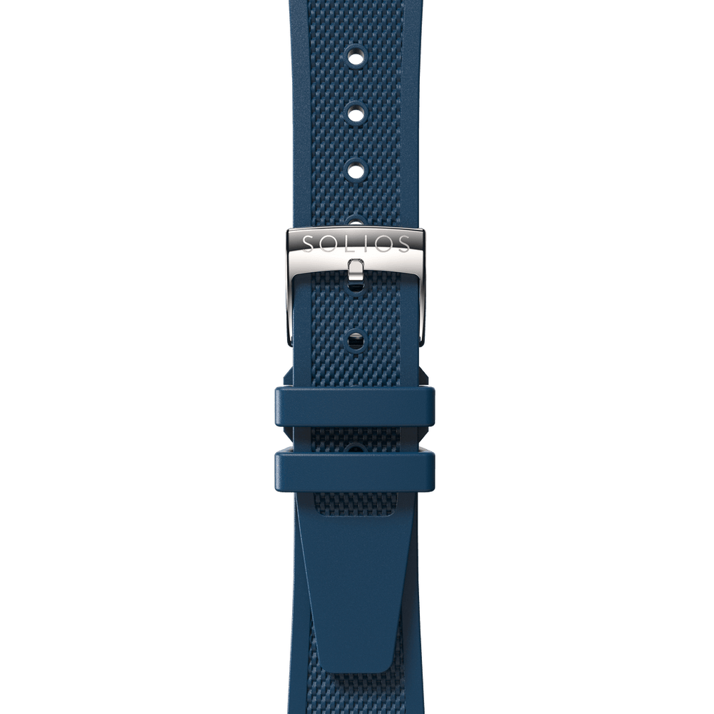 Blue Natural Rubber Strap