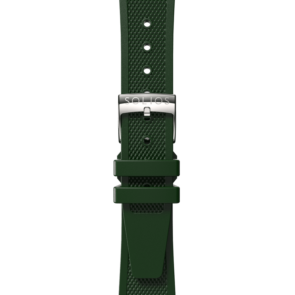 Green Natural Rubber Strap
