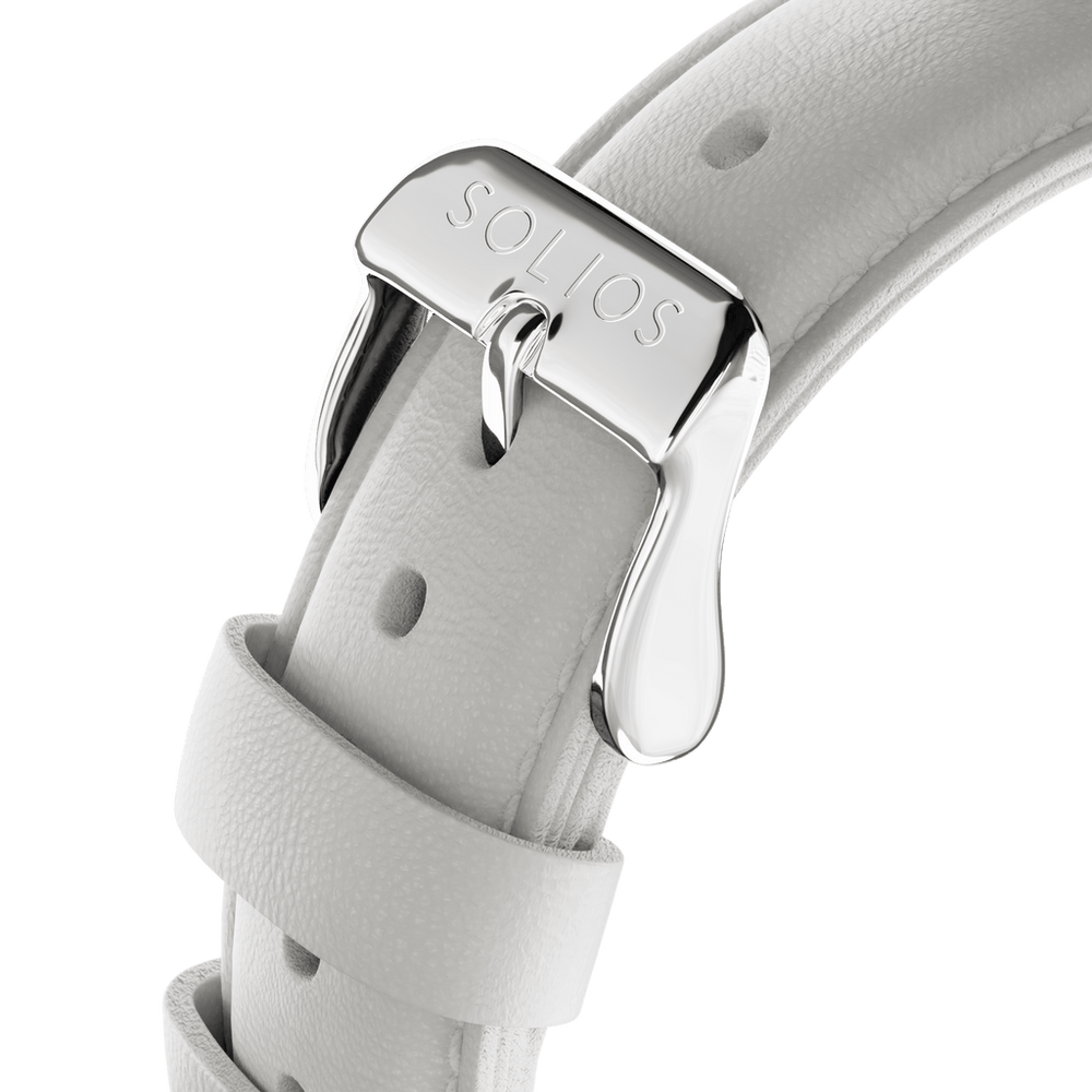 Grey Eco Vegan Leather Strap