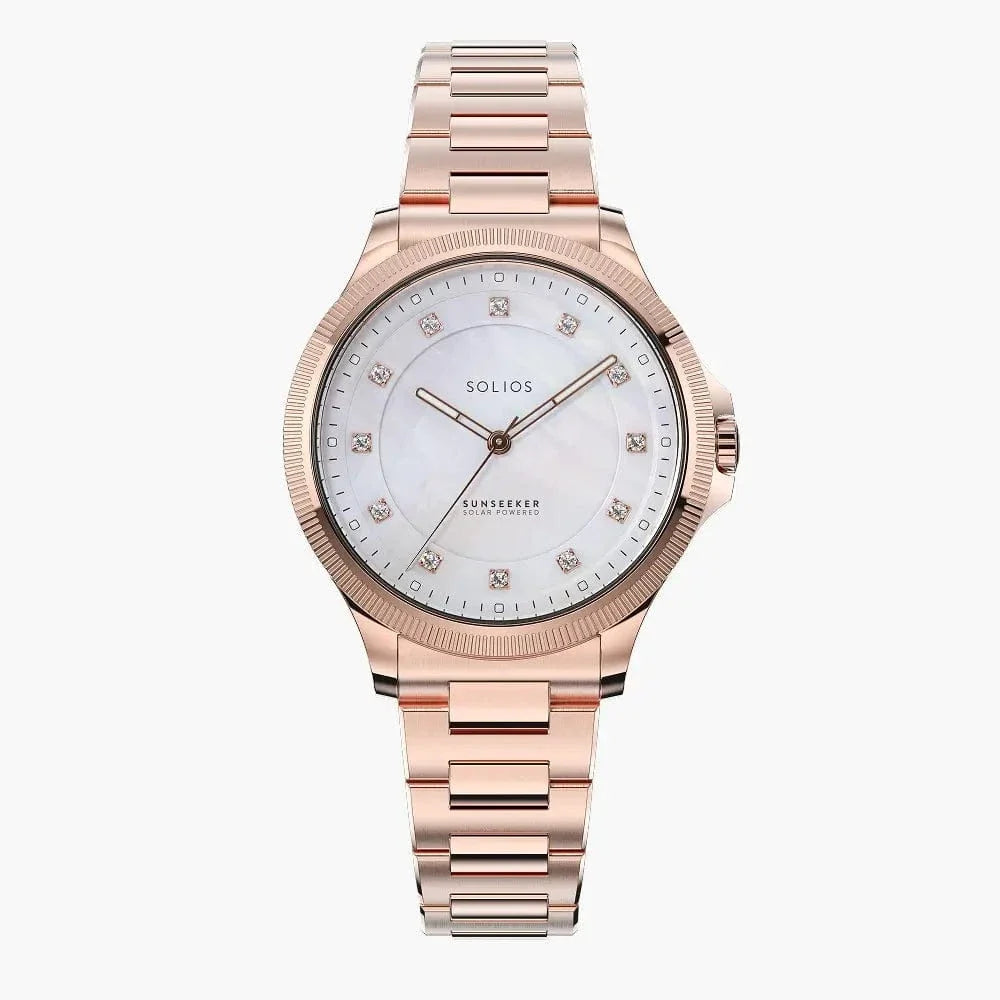 The Sunseeker Proud Diamond | Mother of Pearl Dial - Rose Gold Case - 34mm