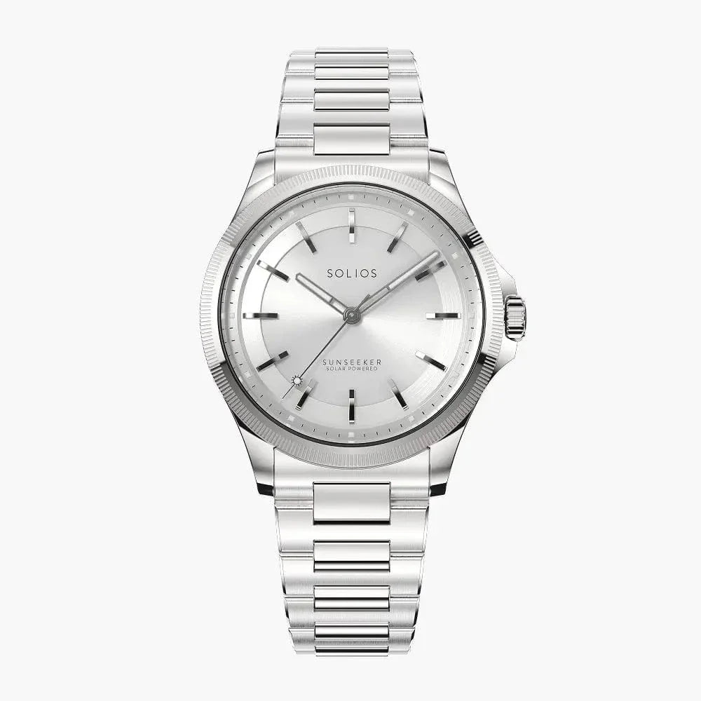 The Sunseeker | Silver Dial - Silver Case - 40mm